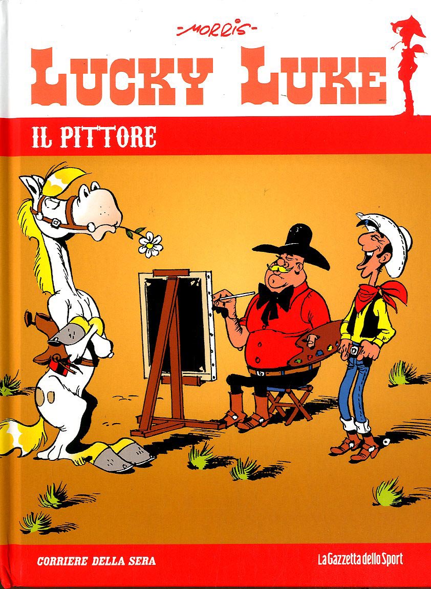 FV- LUCKY LUKE N.70 IL PITTORE CARTONATO-- GAZZETTA DELLO SPORT- 2013- C- GRN