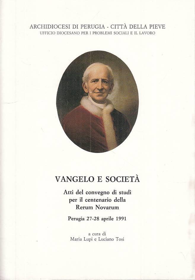 LS- VANGELO E SOCIETA' - LUPI TOSI - PERUGIA --- 1991 - B - YTS661