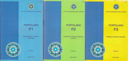 LZ- PORTOLANO P1 P2 P3 -- ISTITUTO IDROGRAFICO DELLA MARINA --- 2006 - B- YFS857