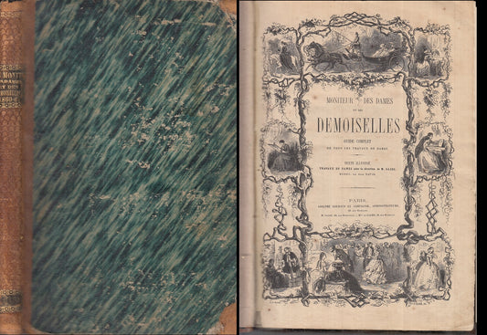 LH- MONITEUR DES DAMES ET DES DEMOISELLES 1860/1861 GUIDE ----- 1860 - C - XFS64