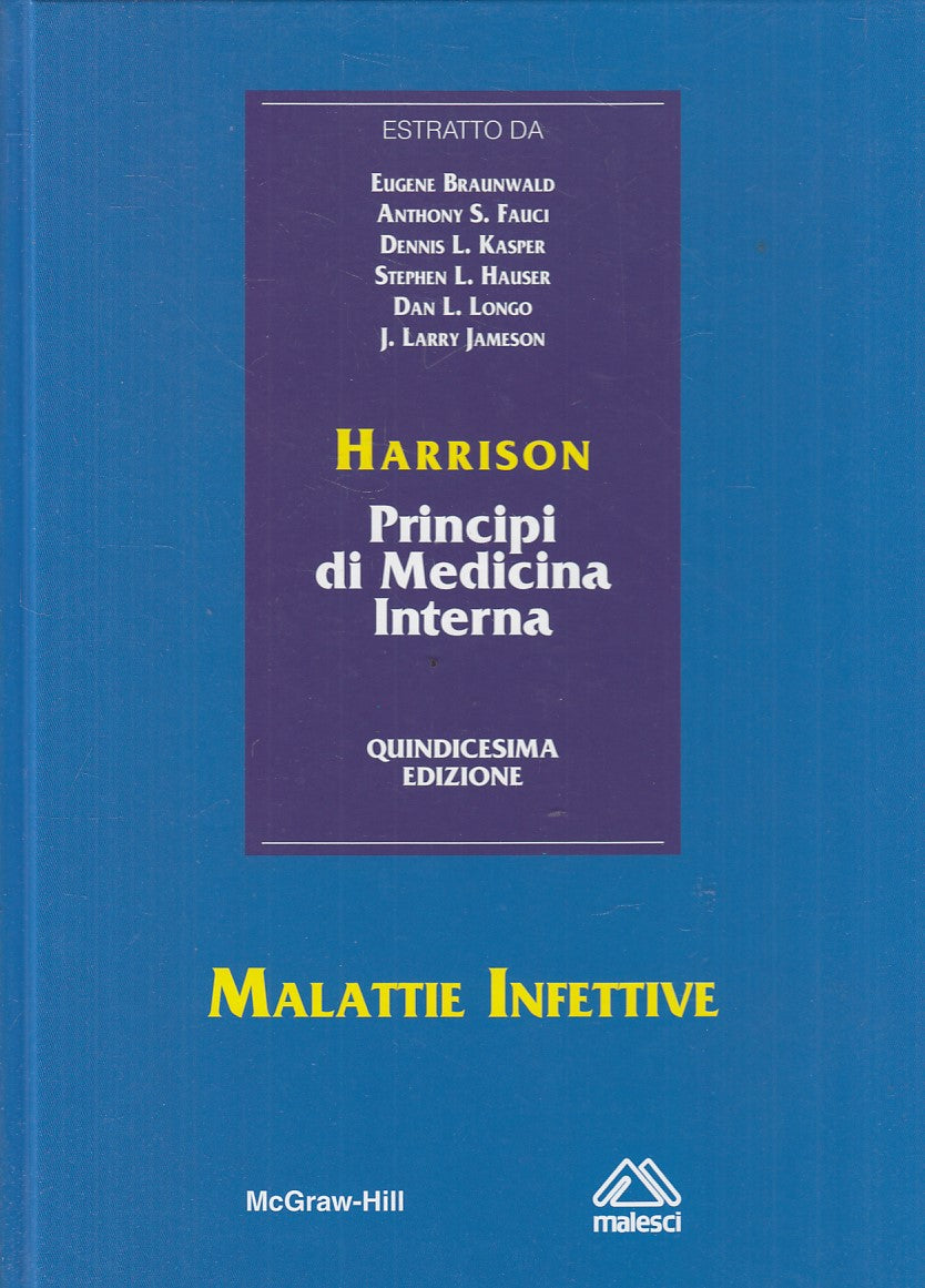 LZ- PRINCIPI MEDICINA INTERNA MALATTIE INFETTIVE-- MCGRAW HILL--- 2002- C-YFS861