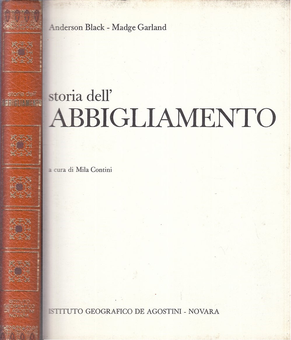 LZ- STORIA DELL'ABBIGLIAMENTO - ANDERSON BLACK - DE AGOSTINI --- 1974- C- YFS866