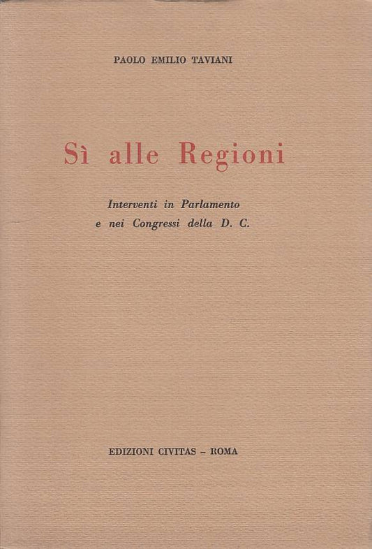 LS- SI ALLE REGIONI INTERVENTI IN PARLAMENTO - TAVIANI - CIVITAS ---- B - YTS603