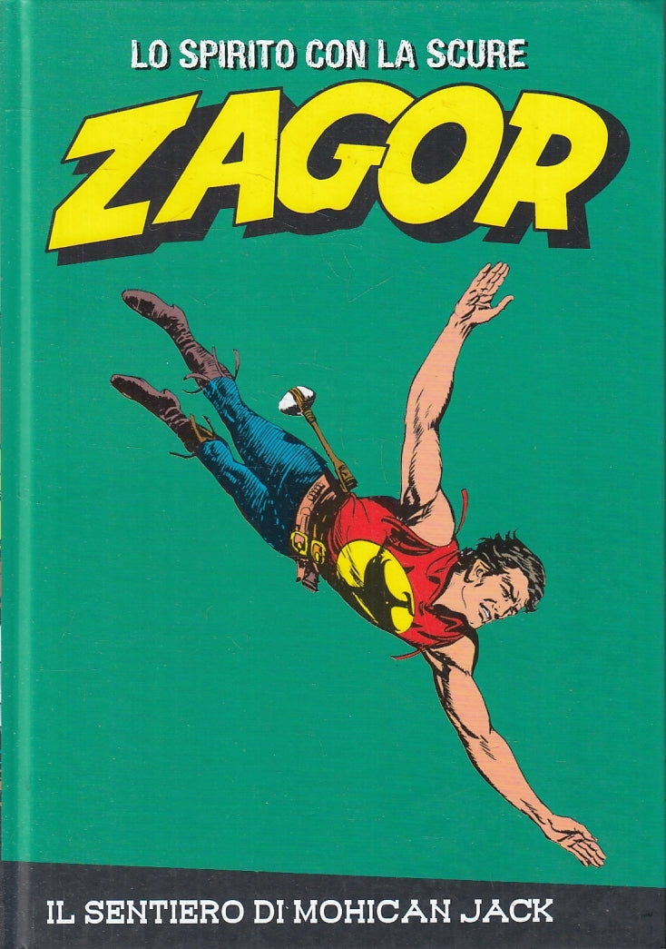 FB- ZAGOR N.8 SENTIERO DI MOHICAN JACK CARTONATO-- GAZZETTA DELLO SPORT-- C- VVX