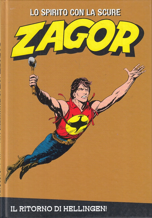 FB- ZAGOR N.14 IL RITORNO DI HELLINGEN CARTONATO-- GAZZETTA DELLO SPORT-- C- VVX