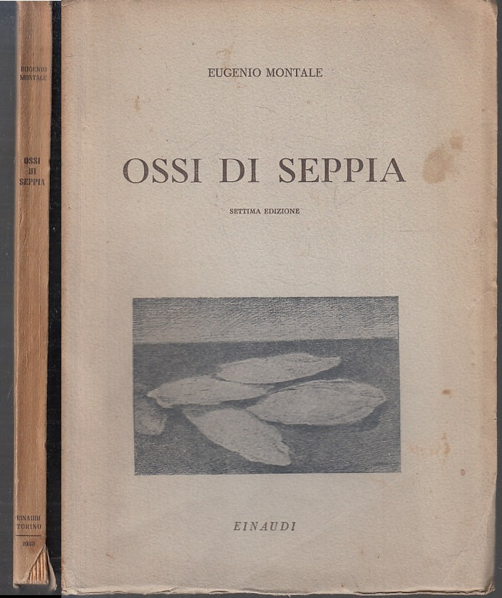 LN- OSSI DI SEPPIA (1920/1927) - EUGENIO MONTALE - EINAUDI --- 1943 - B - XFS