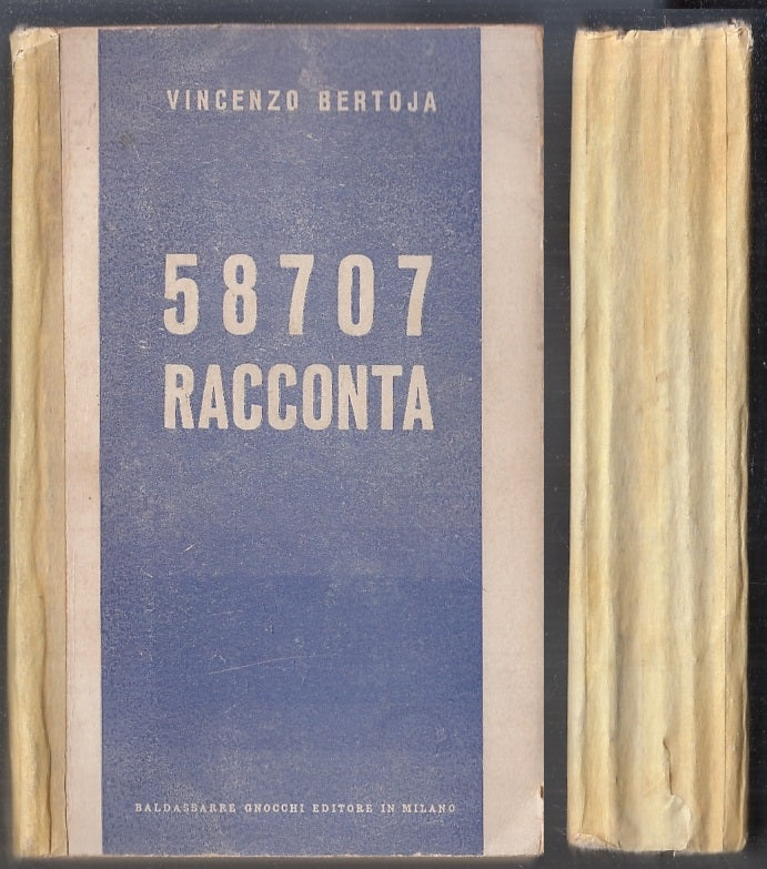 LN- 58707 RACCONTA - VINCENZO BERTOJA - BALDASSARRE GNOCCHI --- 1946 - B- ZFS249