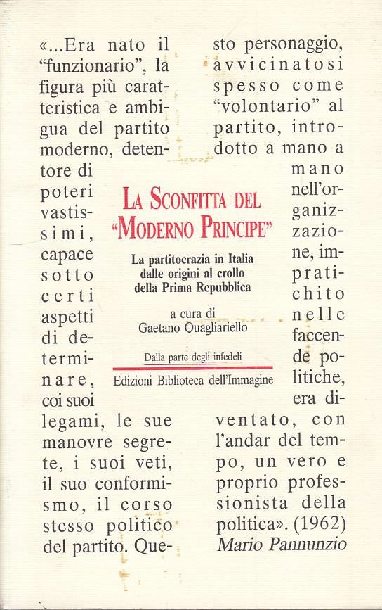 LS- SCONFITTA DEL "MODERNO PRINCIPE" -- BIBLIOTECA IMMAGINE--- 1993 - B - YTS385