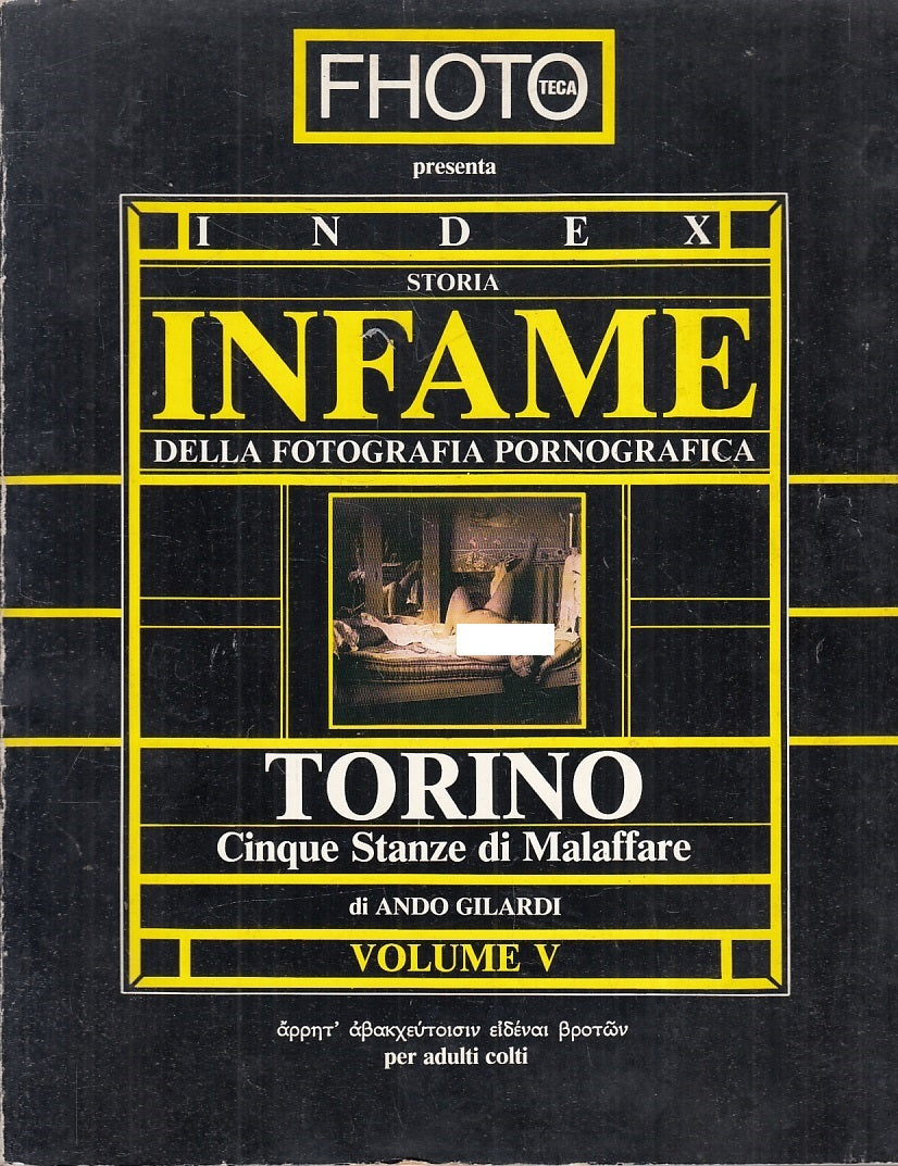 LX- FHOTOTECA INDEX STORIA INFAME FOTOGRAFIA PORNOGRAFICA TORINO- 1987- B-ZFS752
