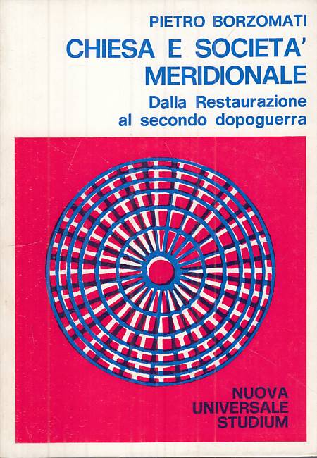 LS- CHIESA E SOCIETA' MERIDIONALE - BORZOMATI - STUDIUM --- 1982 - B - YTS414