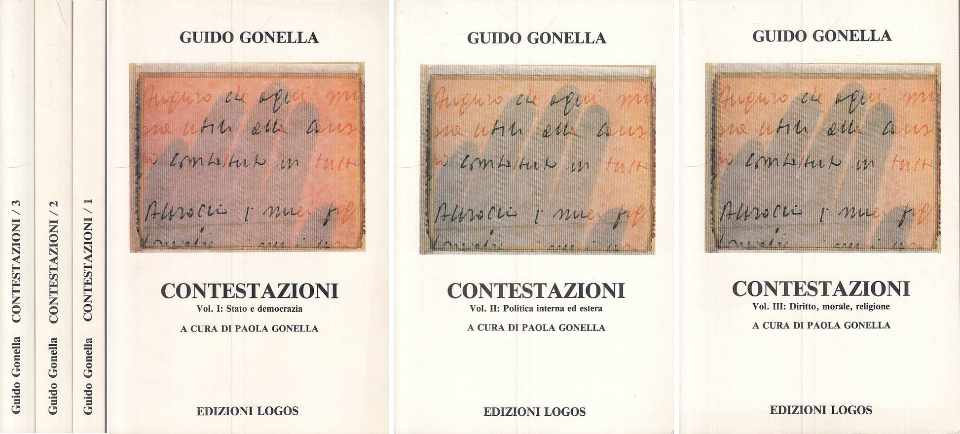 LS- CONTESTAZIONI 3 VOLL. - GONELLA - LOGOS -- 1a ED. - 1983 - B - YTS373