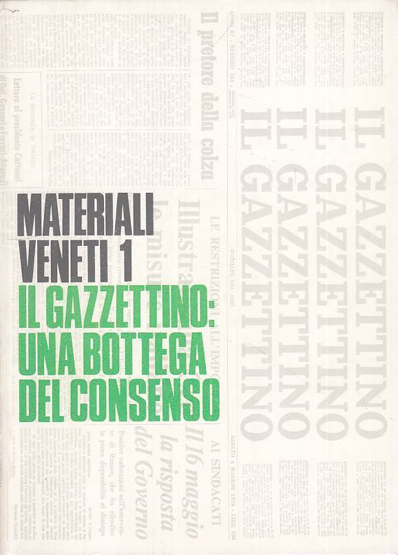 LS- MATERIALI VENETI 1 BOTTEGA DEL CONSENSO-- IL GAZZETTINO--- 1975 - B - ZTS473