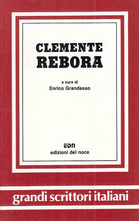 LS- CLEMENTE REBORA - GRANDESSO - DEL NOCE --- 1990 - B - YTS331