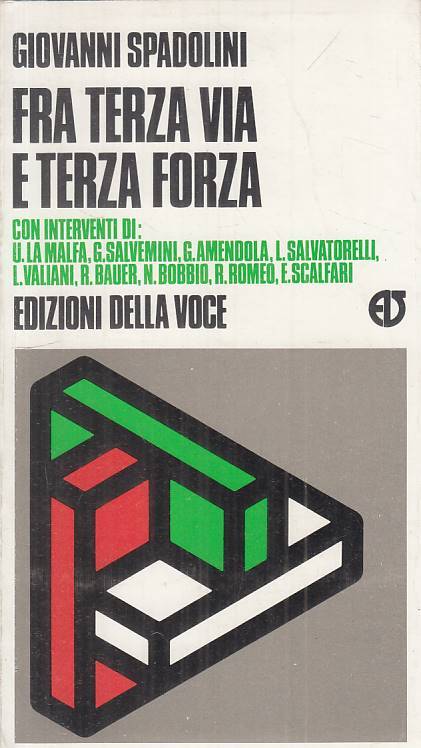 LS- FRA TERZA VIA E TERZA FORZA - SPADOLINI - DELLA VOCE --- 1981 - B - ZTS31