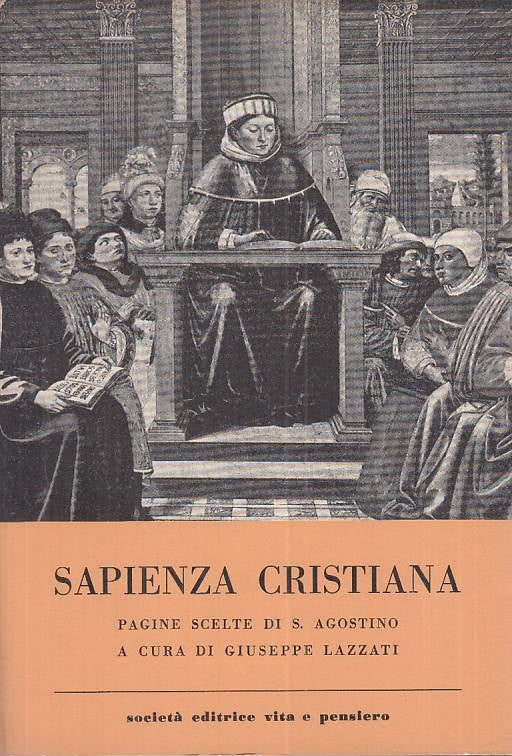 LS- SAPIENZA CRISTIANA - LAZZATI - VITA E PENSIERO --- 1959 - B - ZTS124