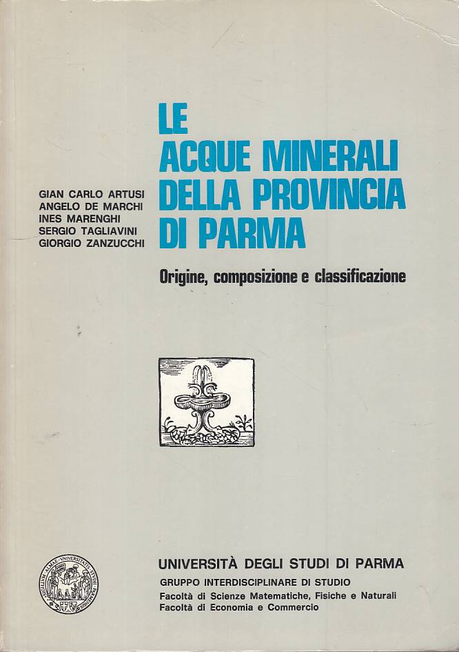 LS- LE ACQUE MINERALI DELLA PROVINCIA DI PARMA -- PARMA --- 1977 - B - ZFS645