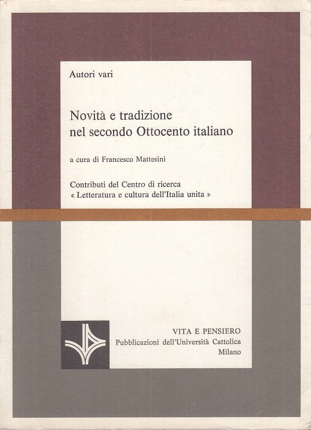 LS- NOVITA' E TRADIZIONE SECONDO OTTOCENTO ITALIANO -- VP --- 1974 - B - ZTS616