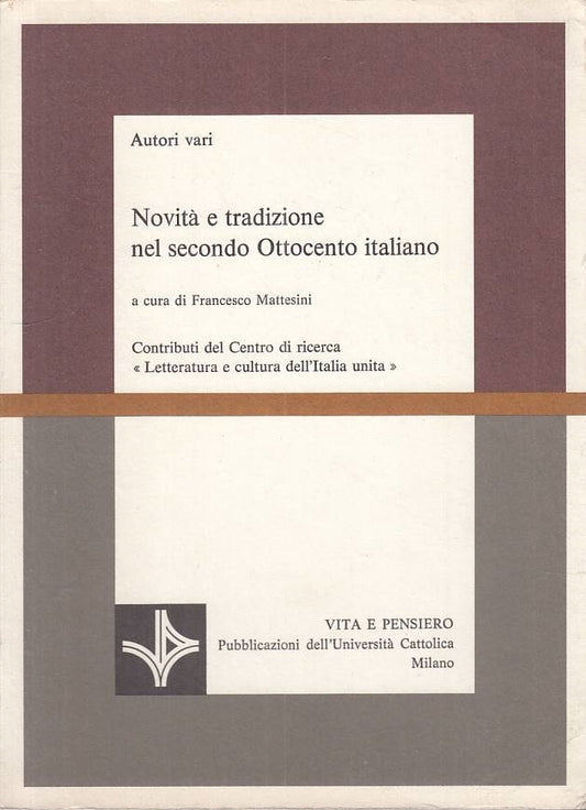 LS- NOVITA' E TRADIZIONE SECONDO OTTOCENTO ITALIANO -- VP --- 1974 - B - ZTS616