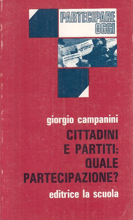 LS- CITTADINI E PARTITI: QUALE PARTECIPAZIONI? -- LA SCUOLA--- 1980 - B - ZTS208