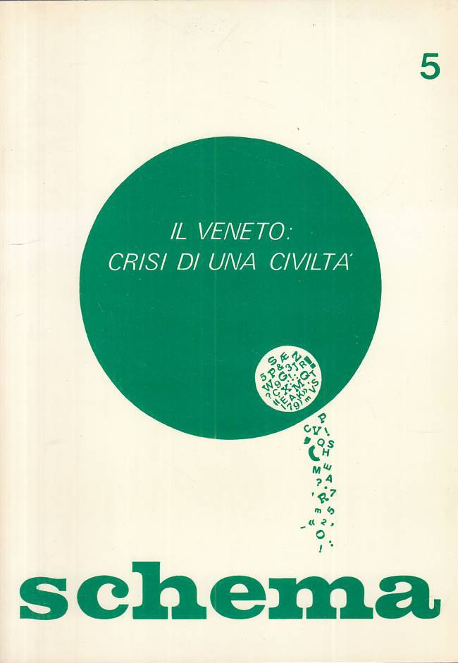 LS- SCHEMA N.5 IL VENETO: CRISI DI UNA CIVILTA' -- CLEUP --- 1980 - B - ZTS261