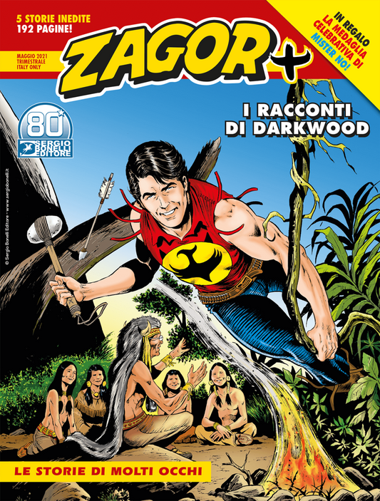 FB- MAXI ZAGOR N.42 LE STORIE DI MOLTI OCCHI DARKWOOD -- BONELLI - 2021 - B- VCX