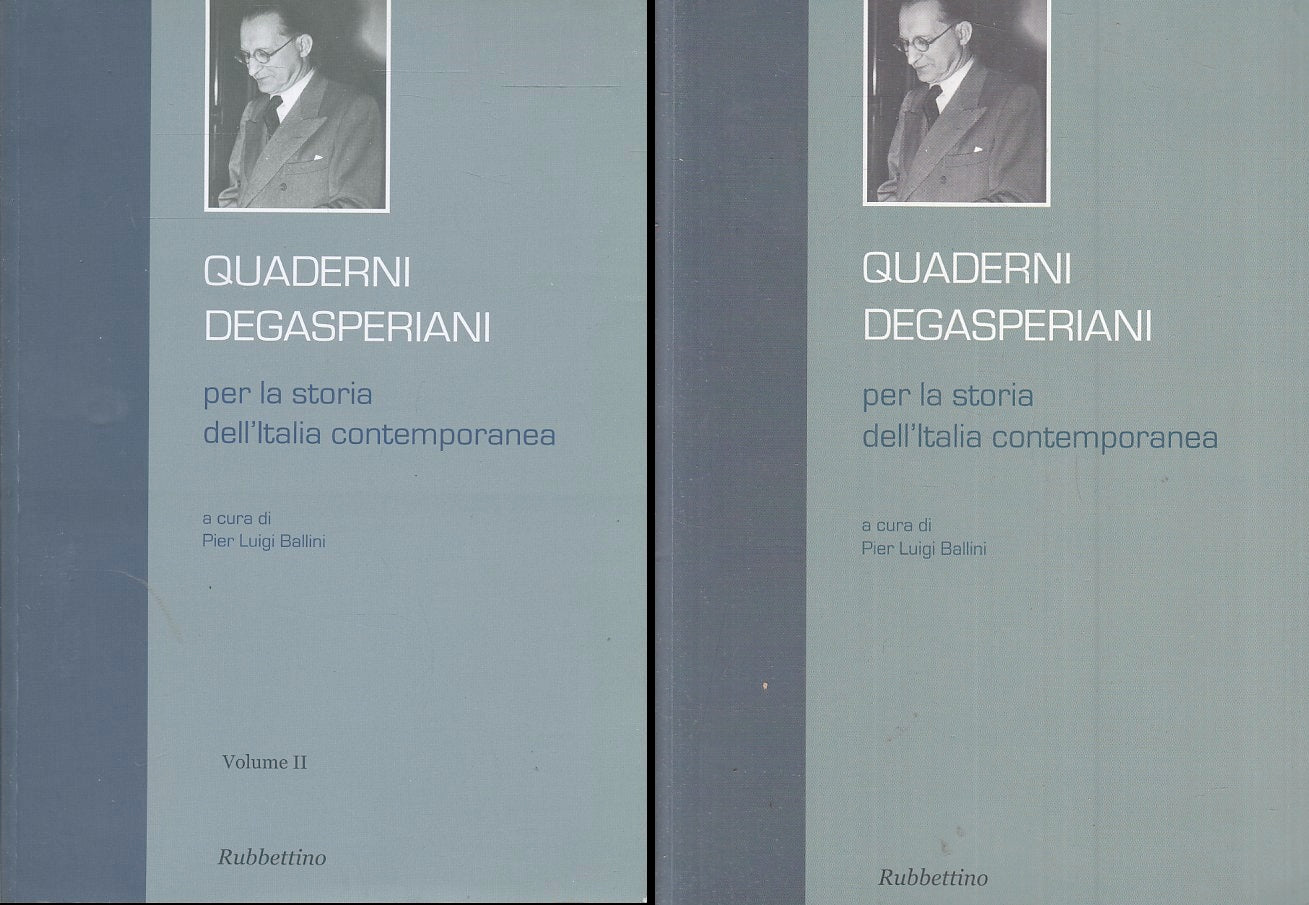 LS- QUADERNI DEGASPERIANI ITALIA CONTEMPORANEA 1/2 - RUBBETTINO- 2010- B- ZTS326