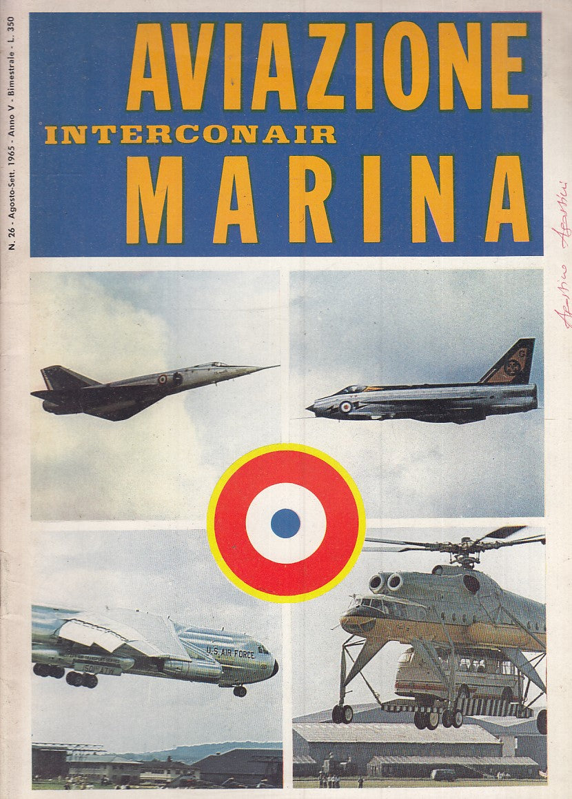 LM- RIVISTA AVIAZIONE MARINA INTERCONAIR N.26 INTYRAMA LE BOURGET - 1965- S- YFS