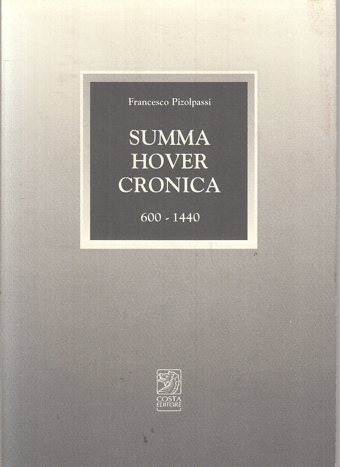 LZ- SUMMA HOVER CRONICA 600/1440- FRANCESCO PIZOLPASSI- COSTA--- 1981- BS-ZTT395