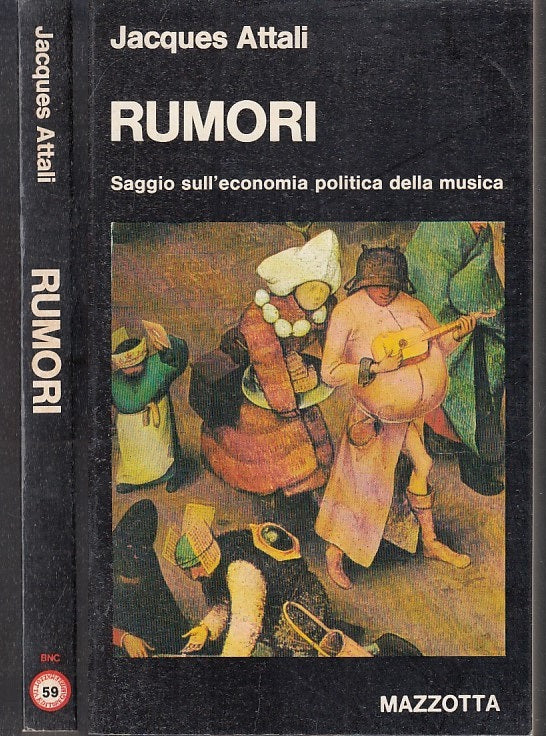 LZ- RUMORI ECONIMIA POLITICA MUSICA - JACQUES ATTALI - SANSONI --- 1978 - B- XFS