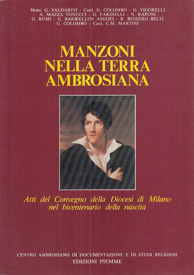 LS- MANZONI NELLA TERRA AMBROSIANA - AA.VV. - PIEMME --- 1985 - B - ZFS291