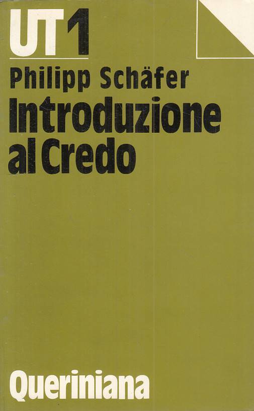 LS- INTRODUZIONE AL CREDO - SCHAFER - QUERINIANA - TEOLOGICA -- 1982 - B - ZFS85