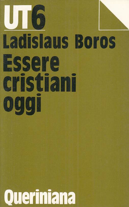 LS- ESSERE CRISTIANI OGGI - BOROS - QUERINIANA - TEOLOGICA -- 1983 - B - ZFS85