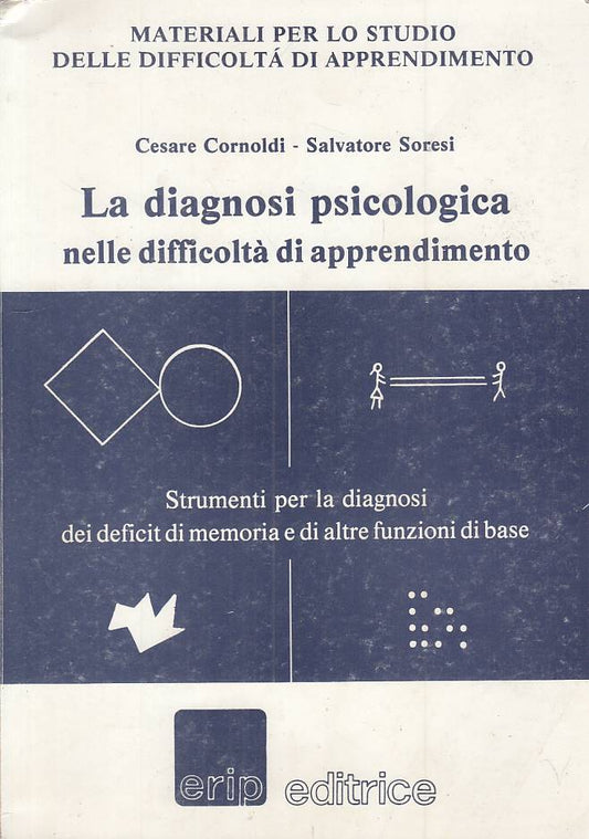 LS- DIAGNOSI PSICOLOGICA DIFFICOLTA' DI APPRENDIMENTO-- ERIP--- 1980 - B - ZFS85