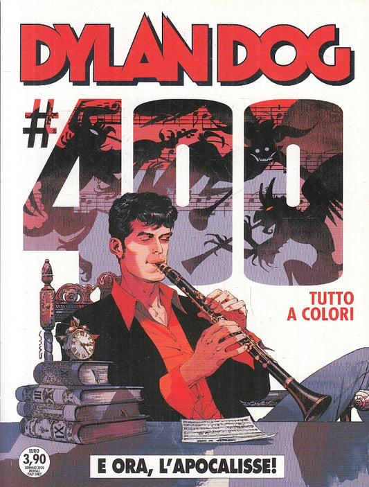 FB- DYLAN DOG 400 COVER CLAUDIO VILLA A COLORI -- BONELLI - 2020 - B - VMX