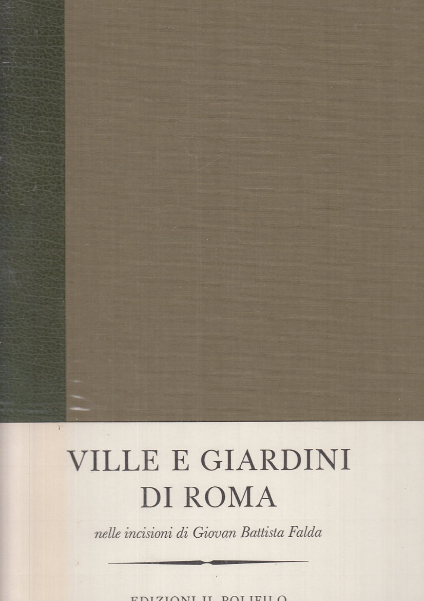 LV- VILLE E GIARDINI DI ROMA INCISIONI - FALDA - IL POLIFILO--- 1980- CS- YFS653