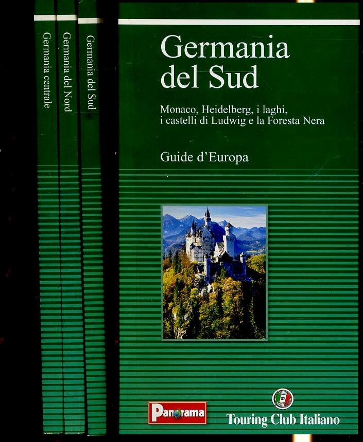 LV- GUIDE D'EUROPA GERMANIA 3 VOLUMI -- TOURING CLUB- PANORAMA-- 2003- B- ZFS456
