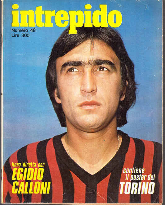 LC- RIVISTA INTREPIDO N.48 con POSTER TORINO 1976/77 -- UNIVERSO--- 1976- S- YFS