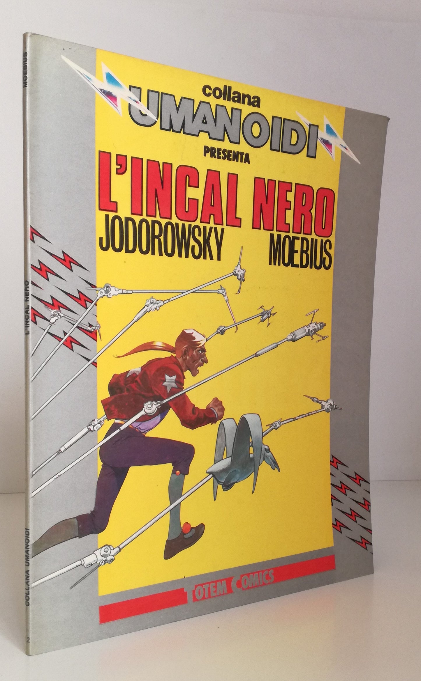 FV- COLLANA UMANOIDI L'INCAL NERO - MOEBIUS JODOROWSKY - TOTEM - 1984- B- VHX