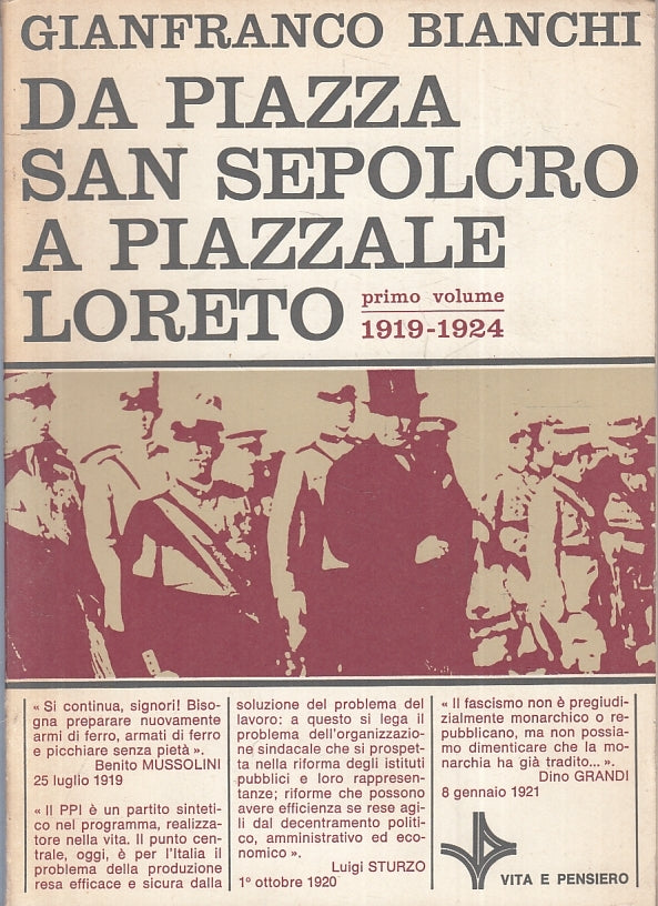 LS- DA PIAZZA SAN SEPOLCRO A PIAZZALE LORETO- GIANFRANCO BIANCHI- 1978- B-ZFS447