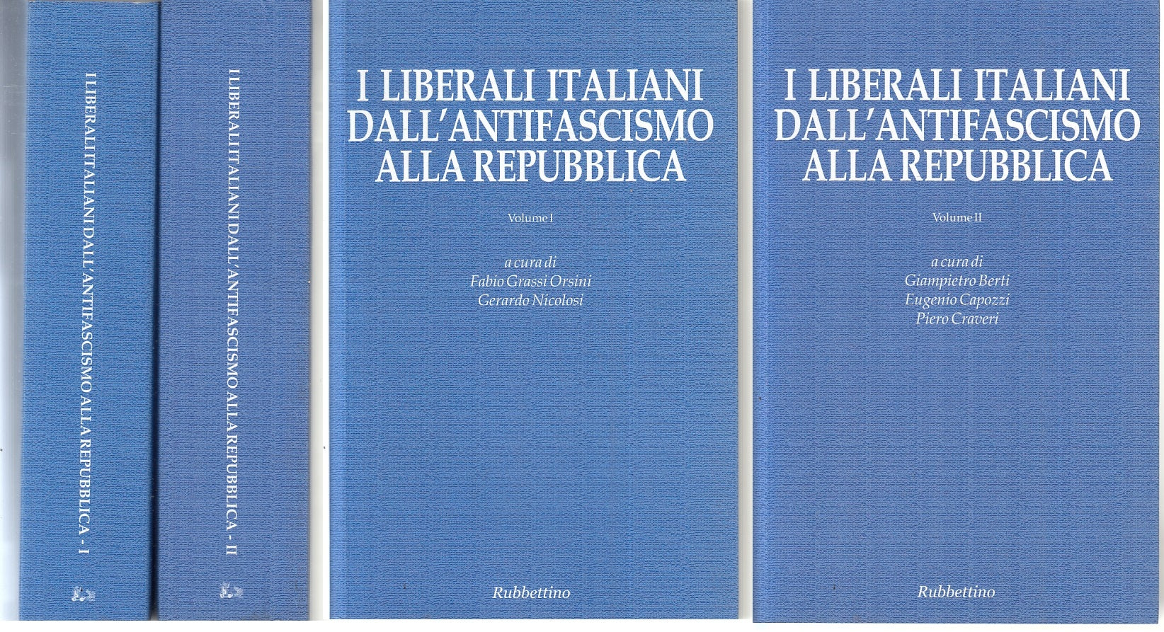 LS- I LIBERALI ITALIANI DALL'ANTIFASCISMO ALLA REPUBBLICA I/II - 2008 - B- ZFS80