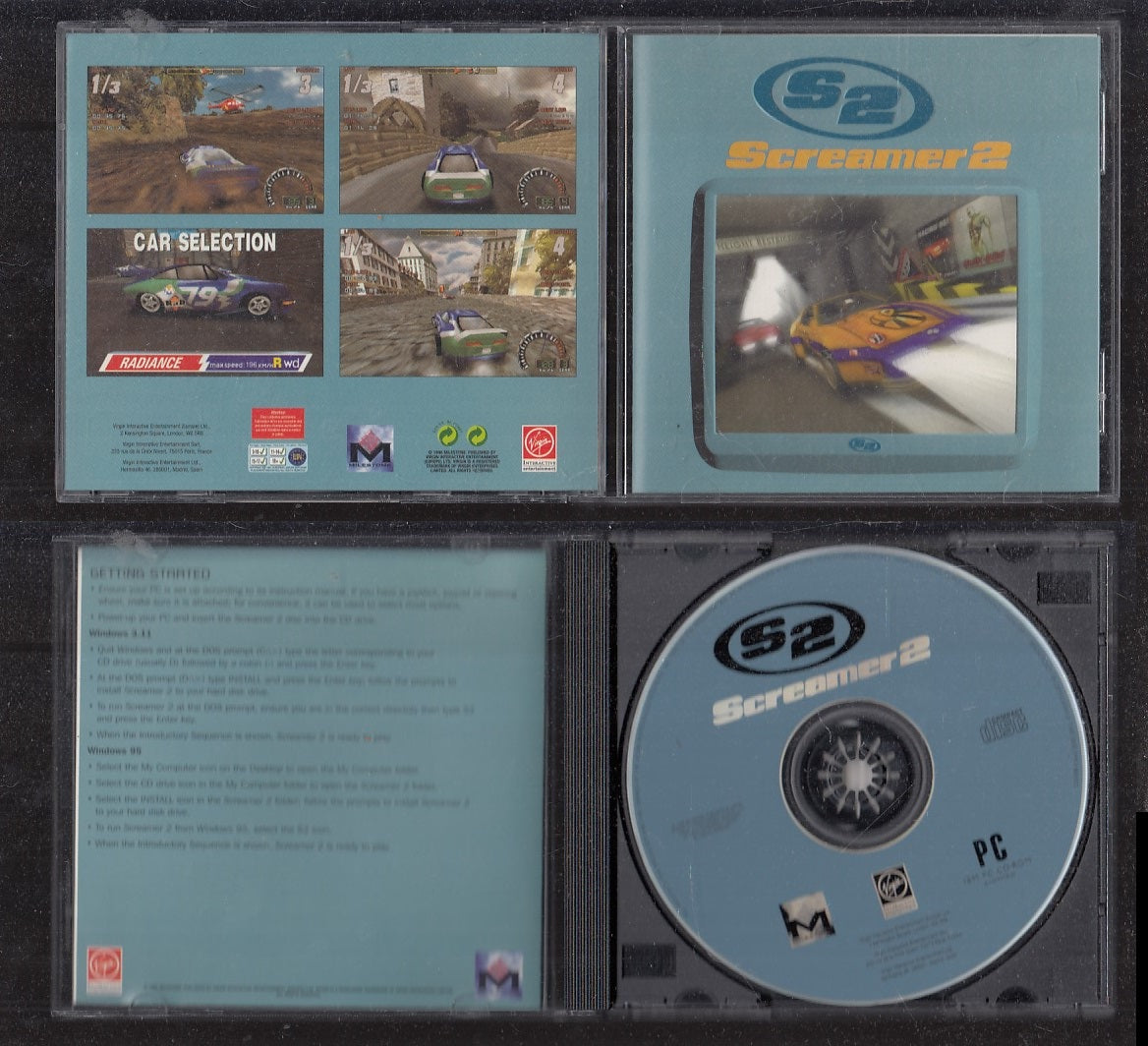 GC- GIOCO PC CD  S2 SCREAMER 2  VIRGIN - VMX