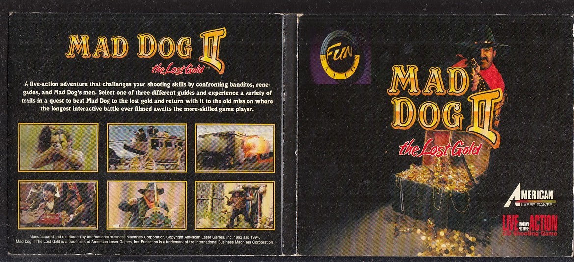 GC- GIOCO PC CD-ROM MAD DOG II THE LOST GOLD  AMERICAN LASER GAME - VMX