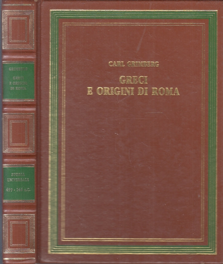 LS- GRECI E ORIGINI DI ROMA - GRIMBERG - STORIA UNIVERSALE - 2-- 1986- C- ZFS185