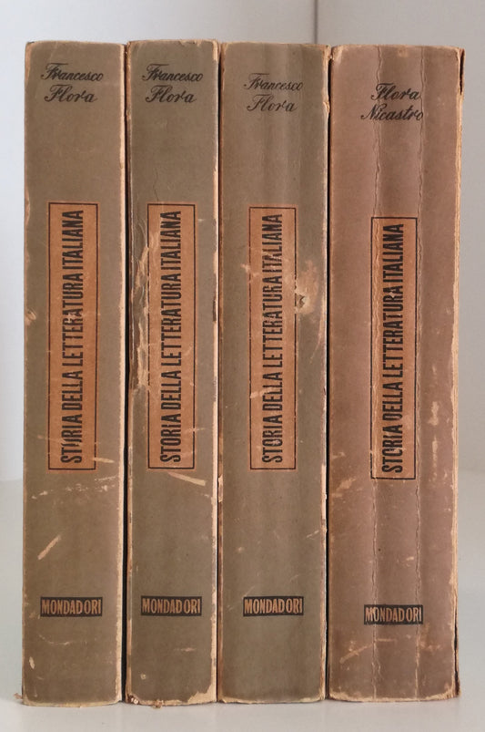 LN- FRANCESCO FLORA 3 VOLUMI IN 4 TOMI- FRANCESCO FLORA- MONDADORI---- B- ZFS151