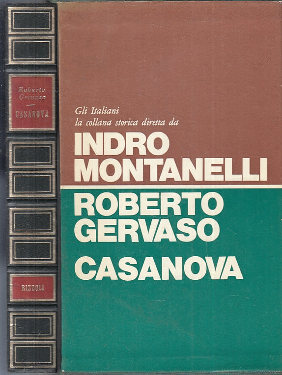 LS- CASANOVA CON COFANETTO- MONTANELLI GERVASO- RIZZOLI-- 1aED.- 1974 - C-ZFS190