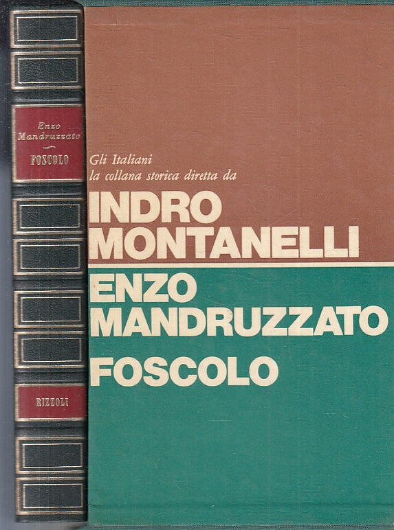 LS- FOSCOLO CON COFANETTO - ENZO MANDRUZZATO - RIZZOLI-- 1a ED.- 1987- C- ZFS190