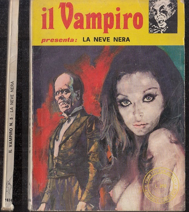 FP- IL VAMPIRO N.5 LA NEVE NERA -- EDIFUMETTO - 1974 - B - VMX