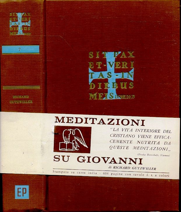 LD- MEDITAZIONI SU GIOVANNI - RICHARD GUTZWILLER- EDIZIONI PAOLINE---- C- ZFS193