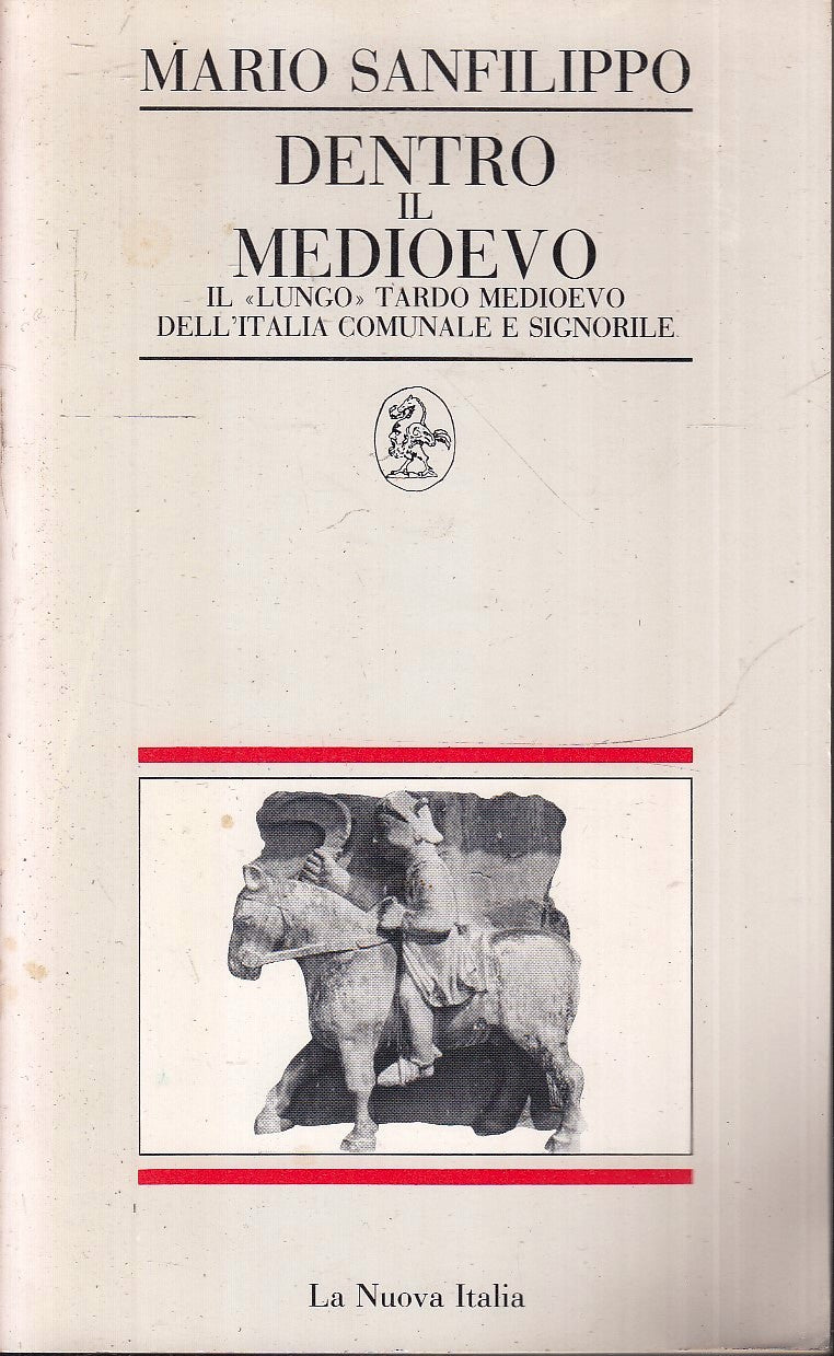 LS- DENTRO IL MEDIOEVO - MARIO SANFILIPPO - LA NUOVA ITALIA --- 1990- B- ZFS233