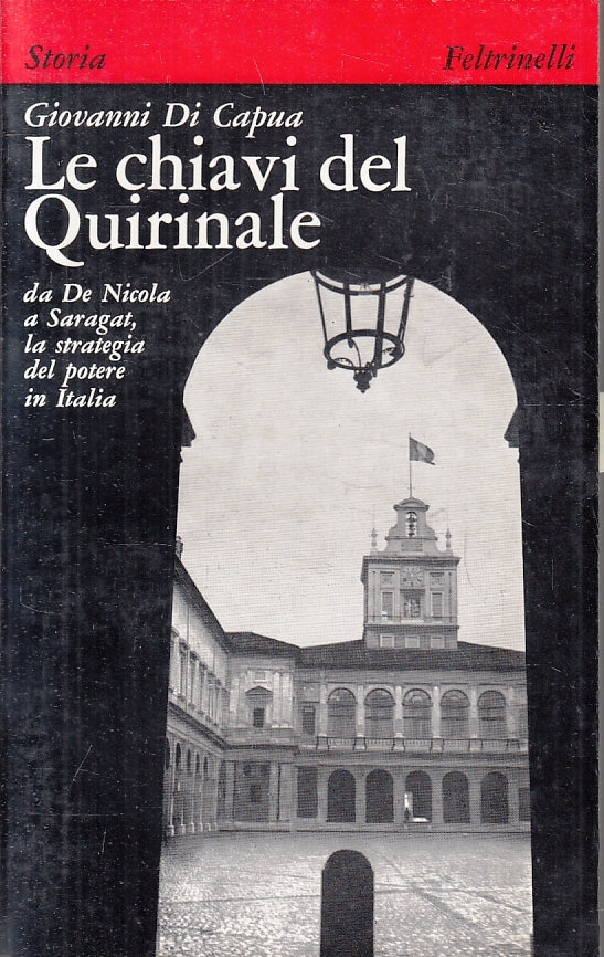 LS- LE CHIAVI DEL QUIRINALE - GIOVANNI DI CAPUA - FELTRINELLI--- 1971- B- ZFS127